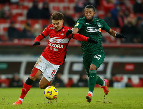 Jordan Larsson of Spartak Moscow