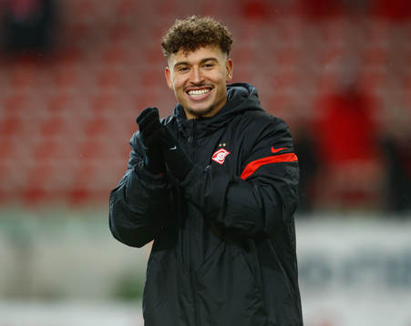 Jordan Larsson of Spartak Moscow