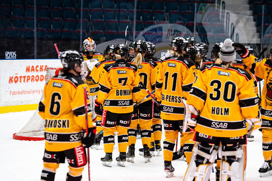 Luleås spelare jublar