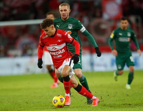 Jordan Larsson of Spartak Moscow