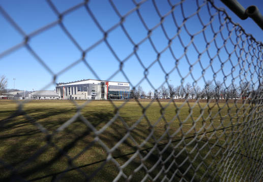 Generell bild utanför Saab arena, hemmaarena för