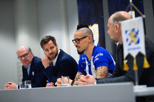 Styrelseordförande Mats Engström, Sportchef Pontus