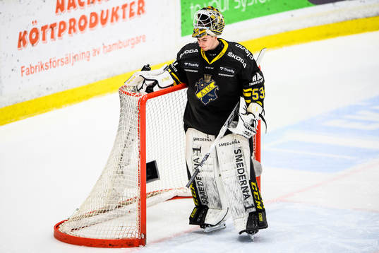 s målvakt Claes Endre deppar