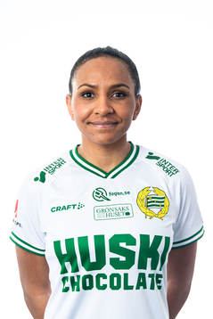 Madelen Janogy från det Damallsvenska fotbollslaget