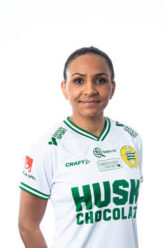Madelen Janogy från det Damallsvenska fotbollslaget