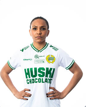 Madelen Janogy från det Damallsvenska fotbollslaget