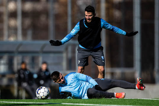Marcus Antonsson och Erdal Rakip