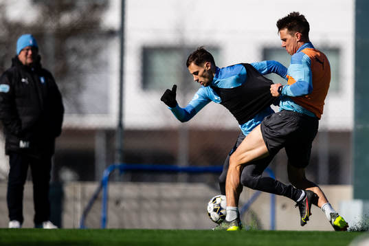 Veljko Birmancevic och Jonas Knudsen