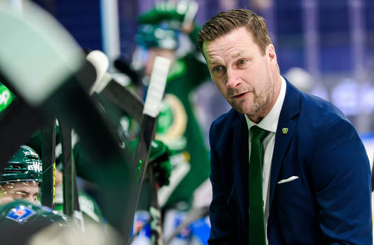 Färjestads tränare Johan Pennerborn
