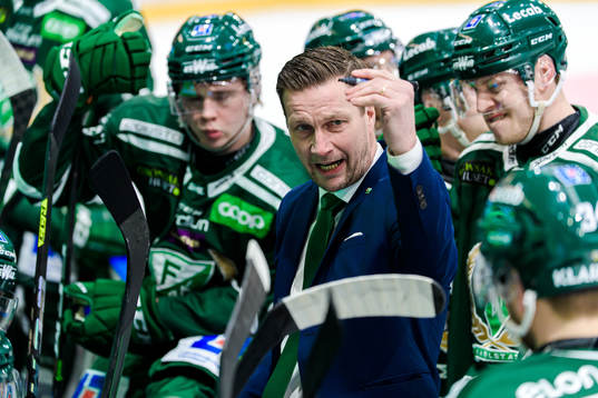 Färjestads tränare Johan Pennerborn