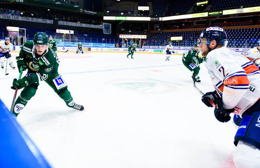 Färjestads Carl Jakobsson och Växjös Christian Folin