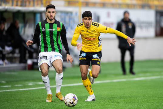 GAIS Nikola Jelacic och Elfsborgs Ahmed Qasem