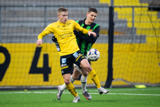Elfsborgs Jacob Ondrejka och GAIS Johan Andersson