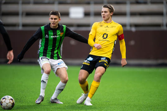 GAIS Johan Andersson och Elfsborgs Gustav Broman