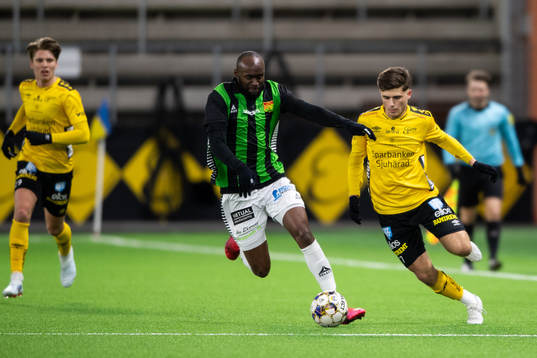 GAIS Boris Lumbana och Elfsborgs Besfort Zeneli
