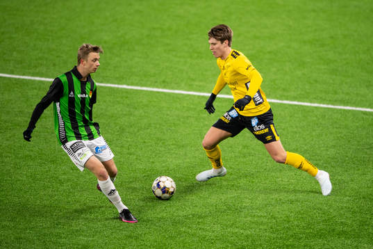 GAIS Theodore Persson och Elfsborgs Oliver Zandén