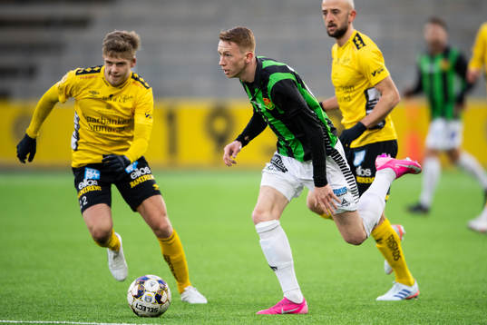 GAIS Julius Lindberg och Elfsborgs Kevin Holmén
