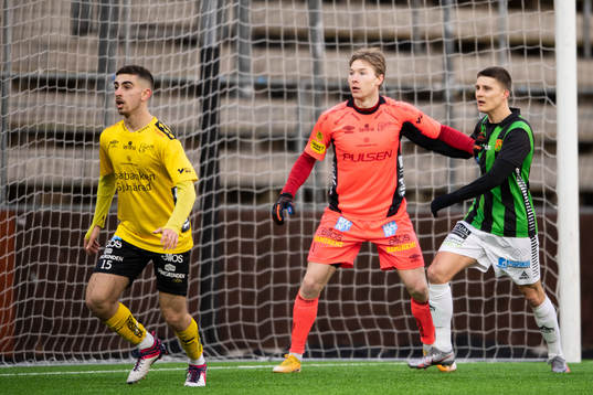 Elfsborgs Johannes Abdulahad och Mathias Lønne Dyngeland