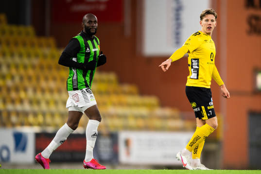 GAIS Boris Lumbana och Elfsborgs Noah Söderberg