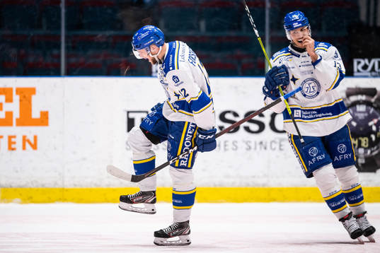 Leksands Fredrik Forsberg jublar