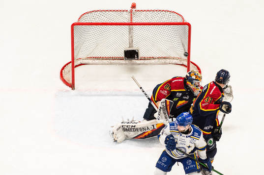 Leksands Daniel Gunnarsson (ej i bild) gör det avgörande