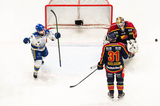Leksands Daniel Gunnarsson (ej i bild) gör det avgörande