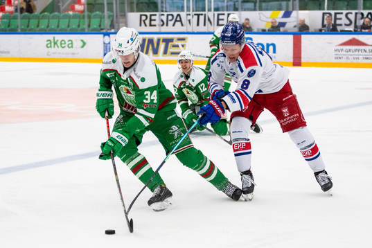 Rögles Adam Edström och Oskarshamns Fredrik Olofsson