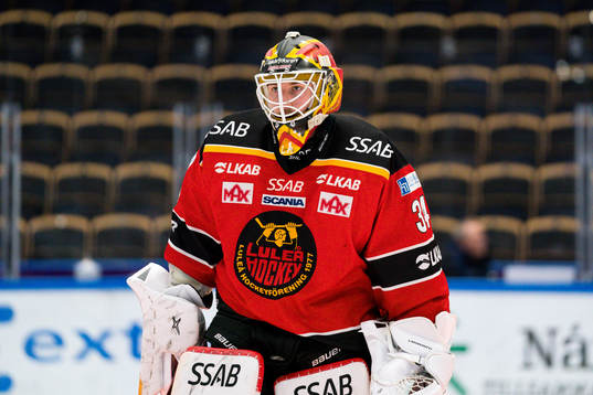 Luleås målvakt Joel Lassinantti