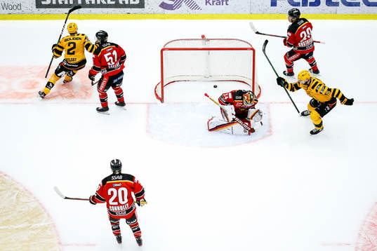 Skellefteås Melker Karlsson jublar