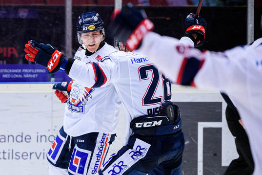 Linköpings Patrik Lundh jublar