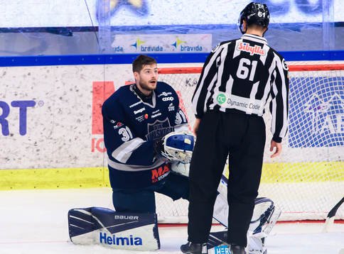 Karlskogas målvakt Tim Juel