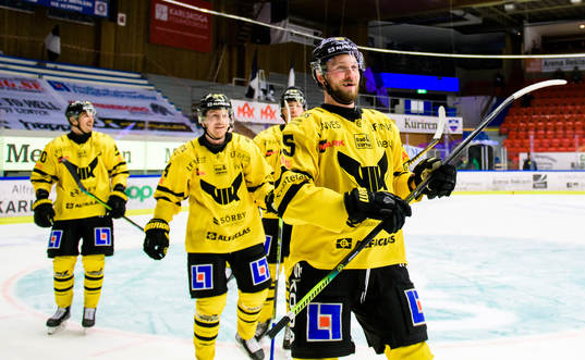 Västerås Marcus Bergman jublar