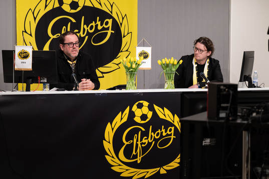 Elfsborgs ordförande Sune Lundqvist och klubbchef Stefan