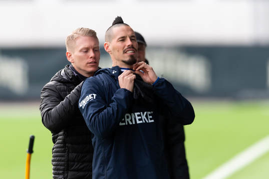 Marek Hamsik förbereder sig
