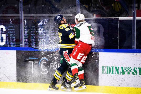 Södertäljes Ludwig Blomstrand och Moras Viktor Larsson