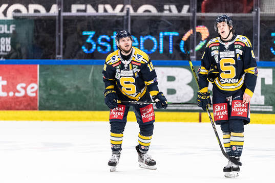 Södertäljes Andreas Hjelm och Emil Aronsson deppar