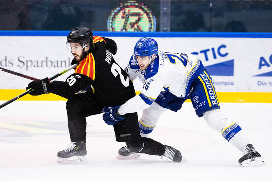Brynäs Oula Palve och Leksands Patrik Norén