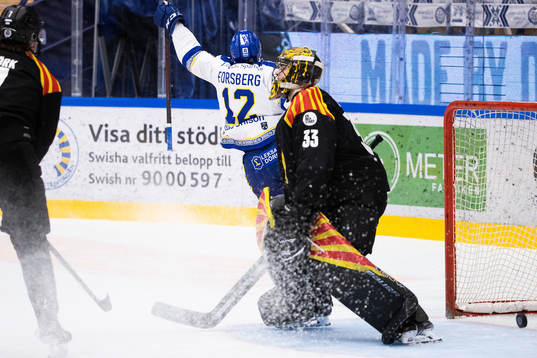 Leksands Fredrik Forsberg jublar