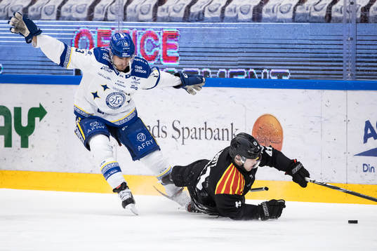 Leksands Jon Knuts och Brynäs Greg Scott