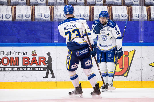 Leksands Fredrik Forsberg jubel