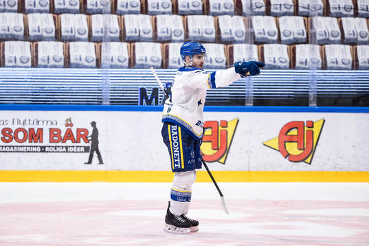 Leksands Matt Caito jubel