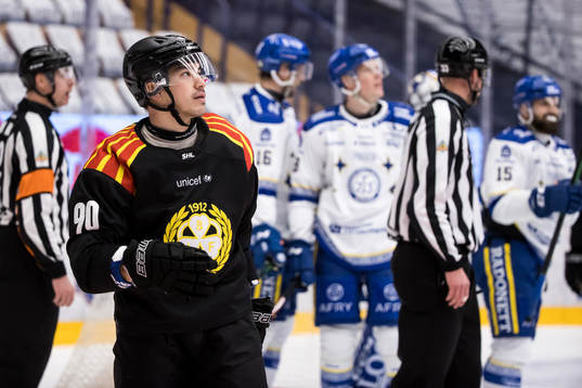 Brynäs Shane Harper deppar