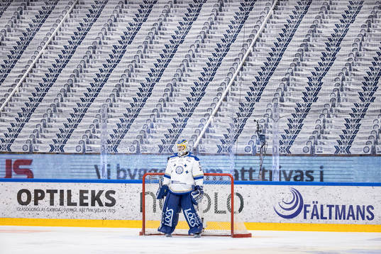 Leksands målvakt Axel Brage