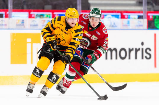 Skellefteås Tuomas Kiiskinen och Frölundas Karl Henriksson