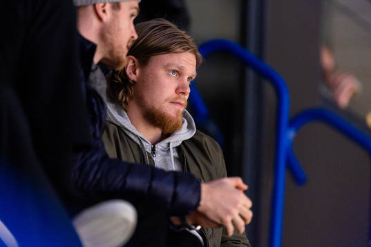 Växjös Ludvig Nilsson på läktaren