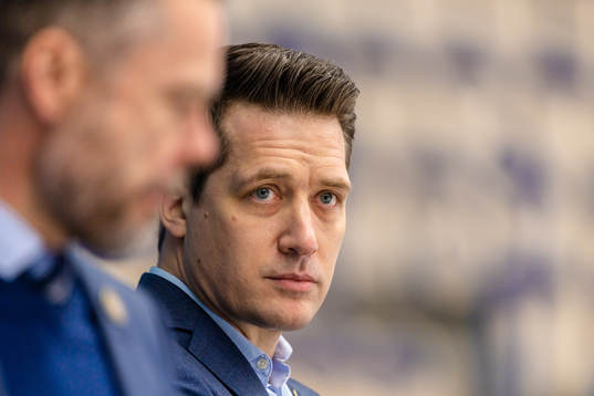 Växjös tränare Sam Hallam