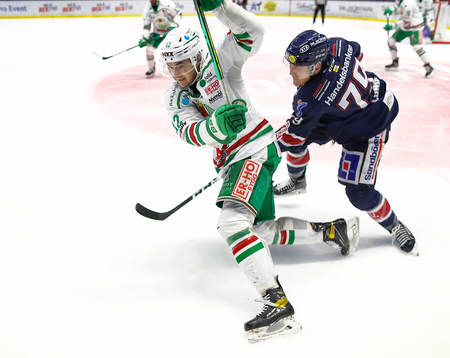 Rögles Brady Ferguson och Linköpings Patrik Lundh