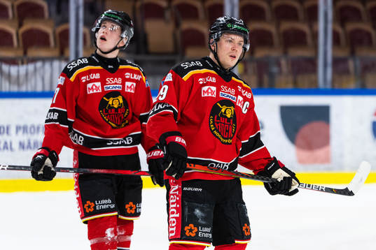 Luleås Nils Lundkvist och Erik Gustafsson deppar