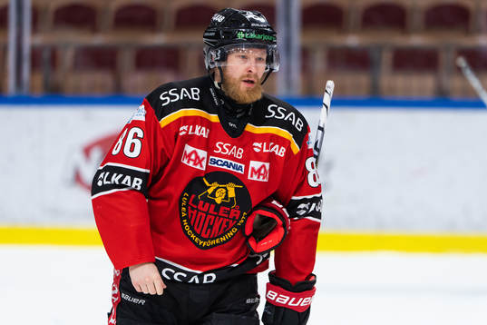 Luleås Linus Klasen deppar