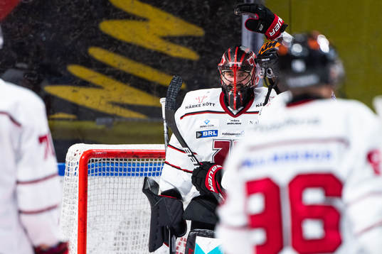 Örebros målvakt Jhonas Enroth jublar